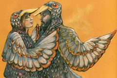Couple-détourneaux